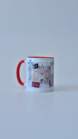 TAZA LOZA INTERIOR ROJO