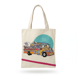 TOTE BAG BUS ANTIGUA BEIGE
